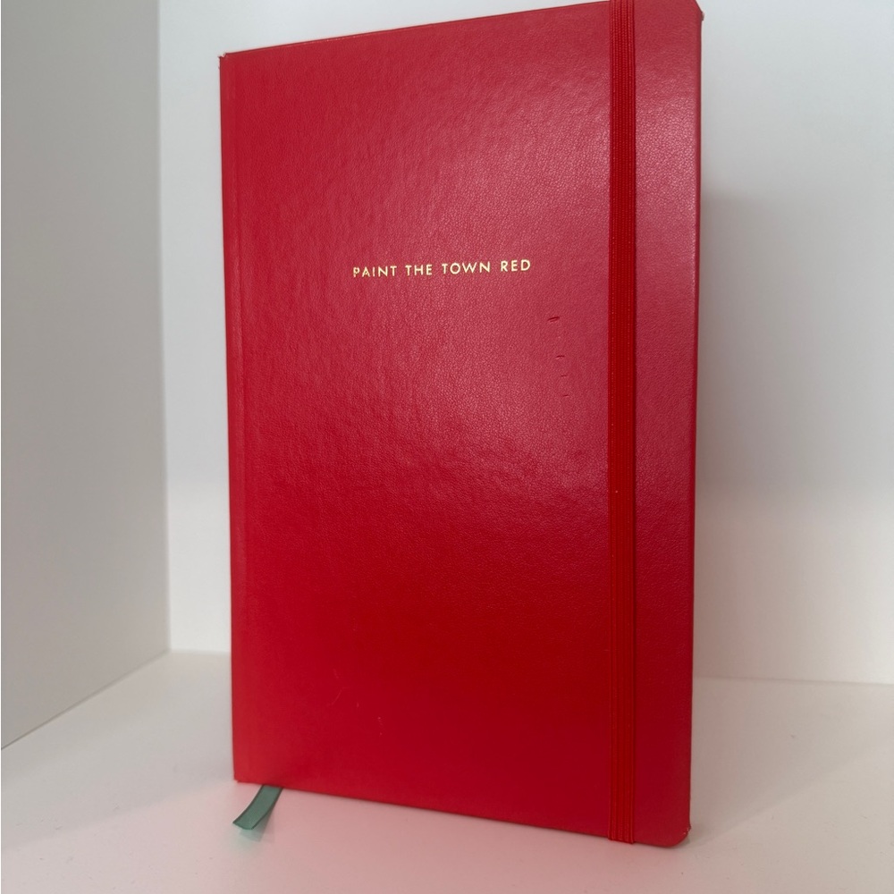 NEW kate spade “Paint the Town Red” Leatherette Notebook 📕